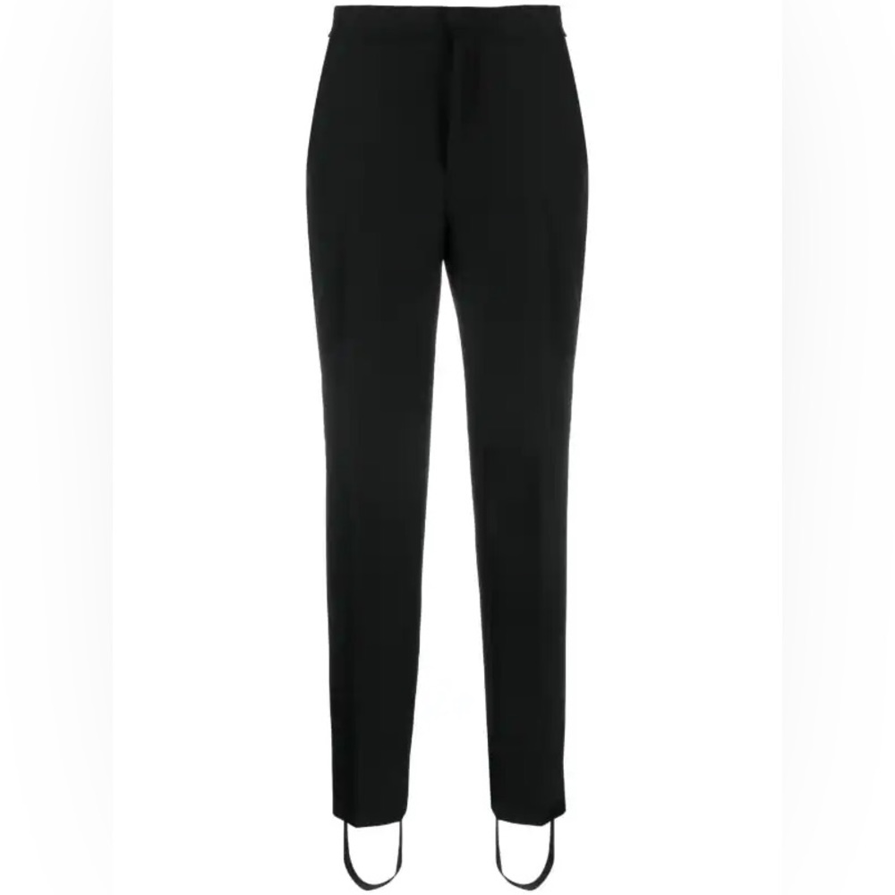 NWT WARDROBE.NYC Stirrup Wool Trousers Black
